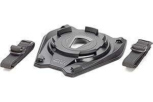 MOTOTOPGUN Serratura per sedile GIVI Fissaggio universale per tasche di bloccaggio del serbatoio sul sedile pilastro (Black)