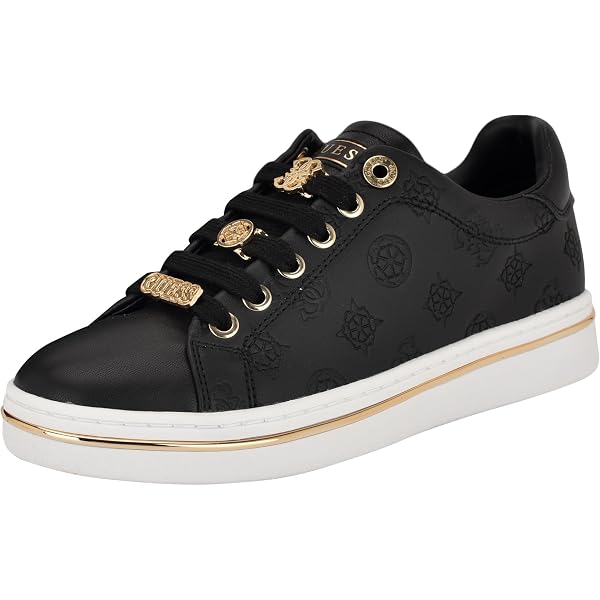 GUESS Damen Carey Sneaker – Low-Top Mit G-Logo, Gummisohle