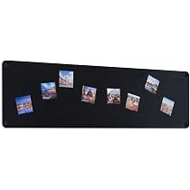 2x Magnettafel Schwarz 80x50 Cm – Edelstahl Magnetwand Für Küche, Büro & Kinderzimmer, Stark Haftend