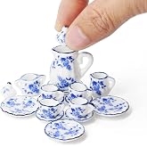 Couverts Miniatures 1/12 En Métal Doré - Lot De 12 Pièces Pour Maison De Poupée, Décoration Détaillée