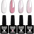 Allenbelle Smalto Semipermante Per Unghie Kit In Gel Uv Led Smalti Semipermanenti Per Unghie Nail Polish UV LED Gel Unghie