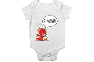 Shopagift Shwmae Sumae Day Baby Grow Vest Love Welsh Wales Dragon Bodysuit Boys Girls
