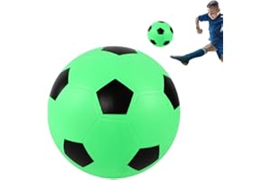 SIONHIUO Pallone da calcio in schiuma per bambini, palla da calcio al coperto, calcio silenzioso, dribbling interno silenzioso, palline di spugna per bambini, divertenti palline da calcio in schiuma, per