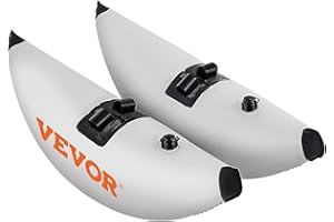 VEVOR Kayak Outrigger Stabilizer, 2 PCS, PVC Inflatable Outrigger Float with Sidekick Arms Rod, Standing Float Stabilizer System Kit for Kayaks, Canoes, Fishing Boats