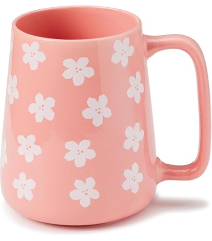 Ceramic Mug With Girly Coffee Travel Mugs Lilly Pulitzer Initial Ceramic  Coffee Mug, 14 Oz Tea Cup, Cute Mug With Gold Handle And Gift Box, (Blossom  Views) Home Kitchen