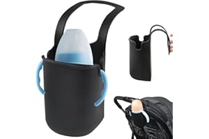 HBSFBH Drink Holder Universal Flaschenhalter, Getränkehalter für Kinderwagen, Silikon Flaschenhalter für Kinderwagen, Becherhalter, Trinkflaschenhalter Kinderwagen für Kinderwagen, Laufband, Walker