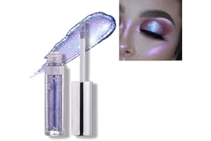 Allbesta Langlebig Glänzend Glitter Shimmer Flüssiger Lidschatten Stift Wasserfest Metallic Pigmente Make-up (#109 Viridian)