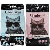 Lindo Cat Clean and Fresh Sabunlu İnce Taneli 10 Litre &amp; Lindo Cat Bebek Pudralı İnce Taneli Kedi Kumu 5 Litre