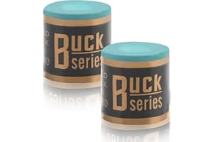 AIMFACT 2Ps Snooker Chalk Non-Slip Round Pool Cue Tips Chalks Holder Rubbing Powder Professional Billiard Accessories for Table Billiards Stick Bulk Supplies Games Tournaments Bars Home Sports Hobbies Home