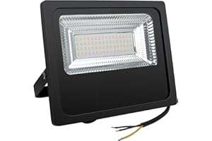 VARICART 50W Outdoor Security Lights with Photocell Daylight Sensor, IP65 Waterproof Dusk to Dawn LED Floodlight, Warm White 3000K Flood Lights 4500LM, 500W Equiv. for Outdoor Garden Garage Yard Patio