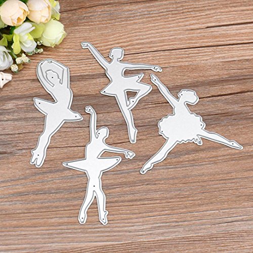 VENMO Metall Schneiden stirbt Schablonen DIY Scrapbooking Prägepapier Karten Album Tagebuch Schablone （10 Muster） (A) - 3
