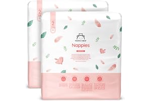 Marchio Amazon - Mama Bear Pannolini Premium, Taglia 2 (3-6 kg), Bianco, 168 Unità, 2 Confezione da 84
