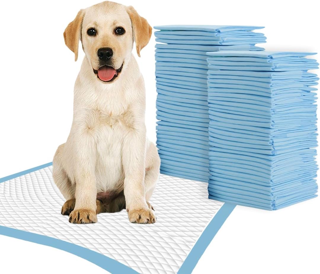 TBM Puppy Pads Large Size Pack of 50 60 x 60 Super Absorbent Puppy Training Pads Anti Slip Dog training pads - No Leaking Qui