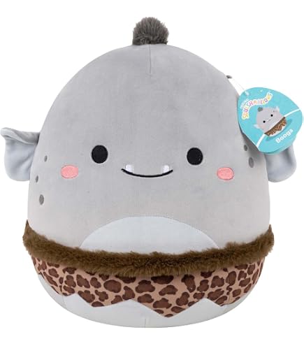 Squishmallows Originale Clown Ukee Da 30,5 Cm Con Capelli Color Foglia Di Te E Cappello A Bombetta Nero Peluche Ufficiale Jazwares