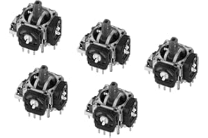Cosiki Controlador De Joystick, Joysticks de Controlador de 5 Piezas para PS4, reemplazo de módulo de Sensor analógico de Joystick de Controlador 3D para PS4,Mando Inalámbrico, Sensor Análogo