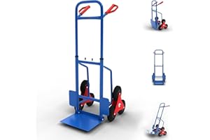 MAXCRAFT Sackkarre Treppenkarre bis 150 kg klappbar Treppensackkarre Transportkarre Treppensteiger