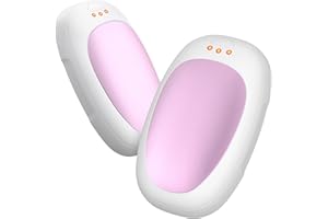 Jonwall Hand Warmers Rechargeable 2 Pack, Electric Hand Warmer Reusable Portable USB Pocket Warmer, 3 Levels Heating Battery Powered Hand Heater for Camping Hunting Golf, Warm Gift for Women Men