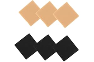 Healeved 6 Pièces Coussin Anti-Bruit De Traction Talons Fournitures Anti-Dérapant Auto-Adhésif Réduction De Remplacement Coussinets Antidérapants Non-Résistance Poignées Résistantes À