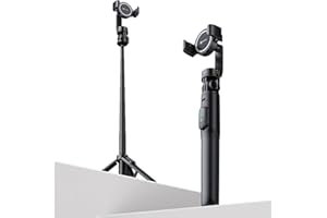 [ 2025 Ganz Neues Entwurf ] andobil Magnet Selfie Stick Stativ für MagSafe,Extendable Handy Stativ für Smartphone mit Bluetooth-Fernauslöser Selfiestick MagSafe Zubehör für iPhone 16 15 14 13 Pro Max