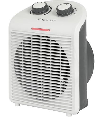 Güde Radiateur soufflant GH 2000 B (220-240 V, puissance de chauffage 2000 W, 2 niveaux de chauffage : 1000/2000 W, puissance de soufflage 75 m³/h, thermostat en continu, protection contre la