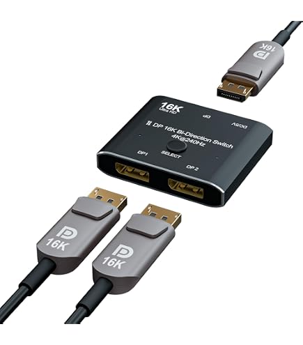 TEFLOTY DisplayPort 2.1-kabel – 80 Gbps, Ondersteunt 16K @60Hz, 8K @120Hz, 4K @240Hz, Voor Gaming En HDR