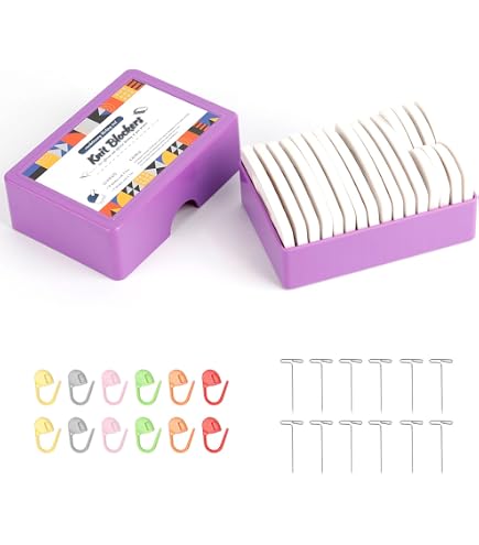 KnitPro Lot De 20 Bloqueurs De Tricot Multicolores – Idéal Pour Bloquer Écharpes, Pulls Et Couvertures