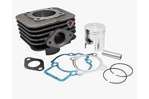 LG-MOTORS POWER ENGINEERING Grupo Térmico Cilindro Scooter Racing ø47 70cc Piaggio Zip Vespa LX Stalker Typhoon 2T 50