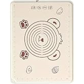 B&uuml;y&uuml;k Boy Silikon Hamur A&ccedil;ma Matı, Krem Rengi, 50x70 cm, Yapışmaz ve Kaymaz Y&uuml;zey - 550 Gram