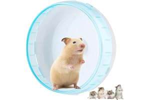 IFCOW Rueda para Correr de hámster, 21 cm Ratón para Mascotas Ratones Gerbil Ratas Silent Running Spinner Rueda de Ejercicio Juguete (Soporte NO Incluido)