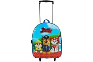 Bagtrotter Sac à dos à roulettes Pat' Patrouille 31cm Bleu