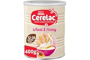 Cerelac Honey & Wheat Wheat & Honey Toddler Cereal with Milk 400g-Pack of 1 | from 12 Months+ | Toddler Cereal (Packing May Vary) 400g (Pack of 1)