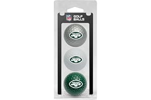 FOOTBALL FANATICS TEAM GOLF NFL 3 Golfbälle, 3er-Pack, Damen Kinder Herren Unisex, 32005, New York Jets, Einheitsgröße