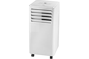 Igenix IG9907 3-in-1 Portable Air Conditioner, Cooling, Fan & Dehumidifier, 7000 BTU, 24 Hour Timer, 2-Speed, Remote Control & Window Venting Kit Included