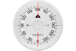 SUUNTO SS018266000 Kompas Dive SK-8, Półkula Północna, Jednolita, Biała