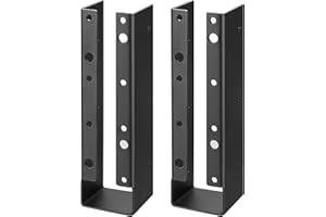 XINGWENHAO 2 Pack Type B Joist Hangers, Beam Connectors, Concealed Flange Hangers for 5 cm Swinging Beam