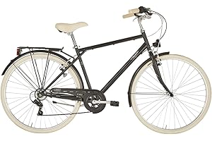 'City Bike Sharin Alpina de hombre, 28 y marco de acero 55 cm