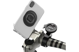 SINCETOP MOUNT Sincetop Support Telephone Velo Moto Trotinette Electrique, Support Téléphone Vélo en Aluminium, Porte Telephone Velo Guidon de Dégagement Rapide, Porte Portable Velo VTT pour iPhone Autres Smartphone