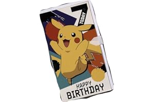 DANILO PROMOTIONS LTD Pokemon oficjalna kartka urodzinowa, wiek 7 lat