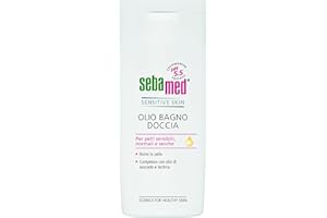 Sebamed Olio Bagno Doccia, per Pelli Sensibili, Normali e Secche, pH 5.5, 200 ml