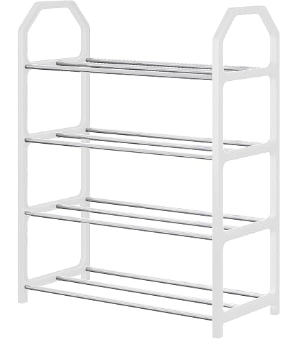 Scarpiera Per Bambini 4 Ripiani Rosa - LNYZQUS Organizer Salvaspazio Per Armadio E Ingresso - Impilabile 43x27x53 Cm - 5