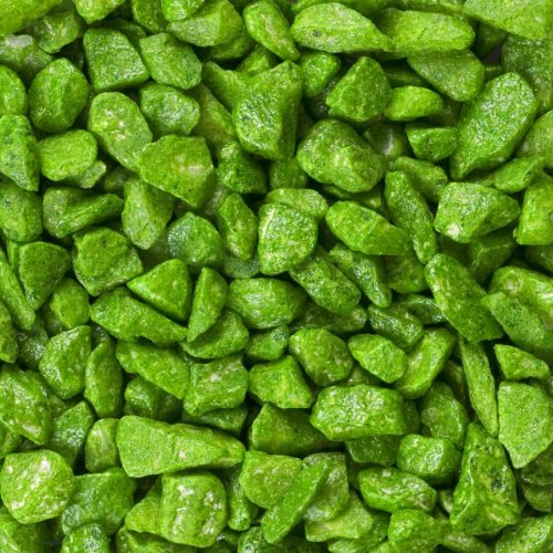 Eurosand – Tasche Steine 9 – 13 mm apfelgrün 1 kg. - 2