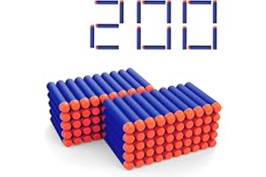 DEWEL 7.2cm Refill Foam Darts, 100pcs Blue Dart Refill Foam Bullets for Nerf N-strike Elite Series, Toy Guns Bullets Darts Refill Compatible with All Elite Blasters, Outdoor Games Sports