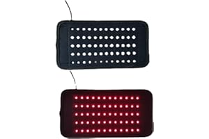 Yuehuamech Cintura per terapia della luce rossa e vicina agli infrarossi grandi cuscinetti indossabili Pad per terapia della luce portatile per donne uomini corpo spalla schiena gambe collo spalla