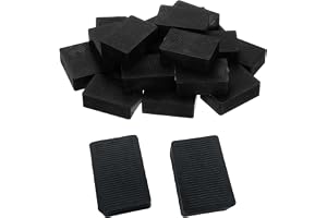 Plastunderläggsplattor, 25 stycken distanshållare i plast, 60 x 40 x 20 mm glaslåda, underläggsplattor i plast, avståndsbrick