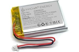 Akumulator Litowo Polimerowy innCraft Energy 1000mAh 3.7V, 40x30x8 Model 803040 2P Molex 51021-020 1.25mm konektor