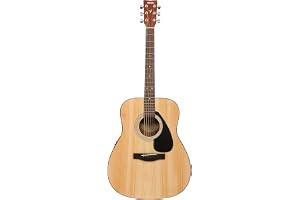 Yamaha FX280 Electro Acoustic Guitar, Natural Finish, Full-Size Dreadnought Body, 6-String with Built-in Pickup & Preamp, Ideal for Beginners, Performers & Studio Use