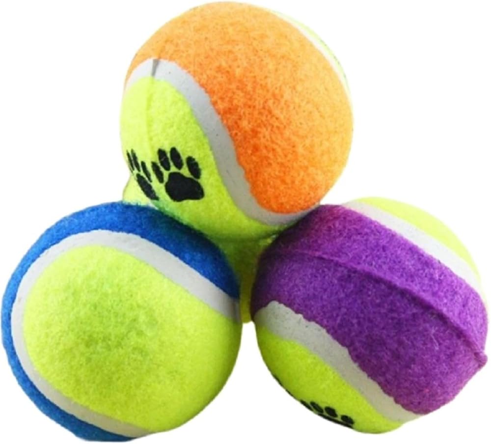 Busstier Tenis Topu Köpek Eğitim Oyuncağı - Dayanıklı ve Eğlenceli Köpek Oyun Topu (Tenis, Adet, 3)