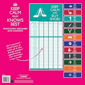 Keep Calm Carry on P W 2016 Calendar (Square Planner)