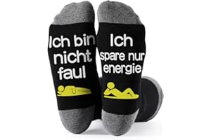 HUETIDE Geschenke Für Männer Lustige Socken Herren Mit Sprüchen,Weihnachtsgeschenke Weihnachten Geburtstag Vatertag Personalisierte Geschenke Für Zocker Papa Freund Bruder Teenager Jungs