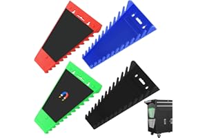 Faankiton 4 Pièces Organisateur Magnétique de Clés à Molette, Paquets de Supports de clé Magnétique, Plateaux à Outils pour Organisateur de Clés Magnétiques, Plateaux à Outils de Support de Clé